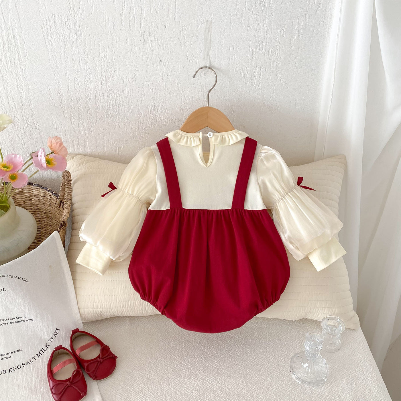 Baby Girl Princess Jumpsuit – Spring & Autumn Cotton Romper
