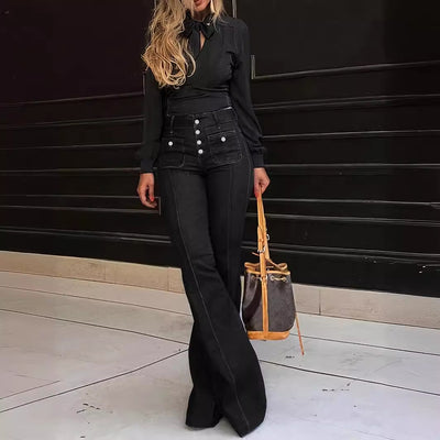 F&R Patchflare Stretch Jeans