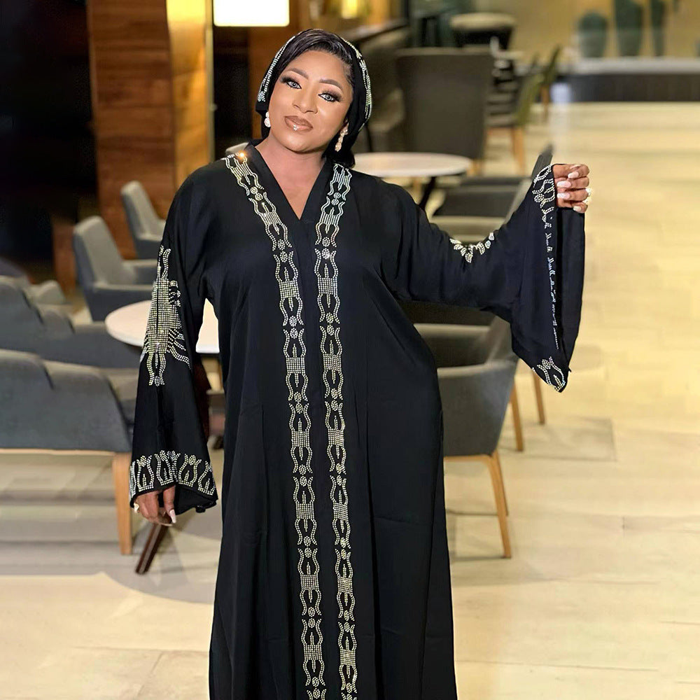 F&R Ethnic Style Plus Size Dress | Middle East Muslim Style Robe