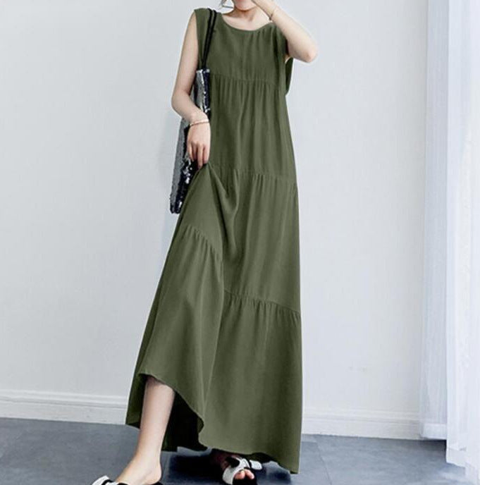 F&R Verra Linen Blend Midi Dress