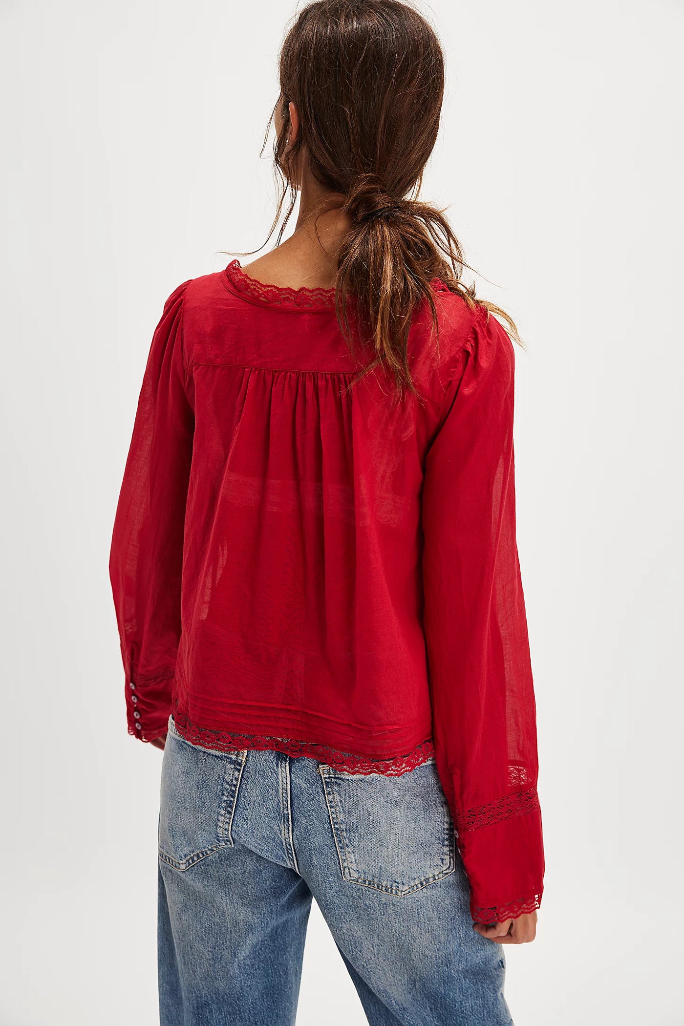 F&R Forevermore Long-Sleeve Rubies Top