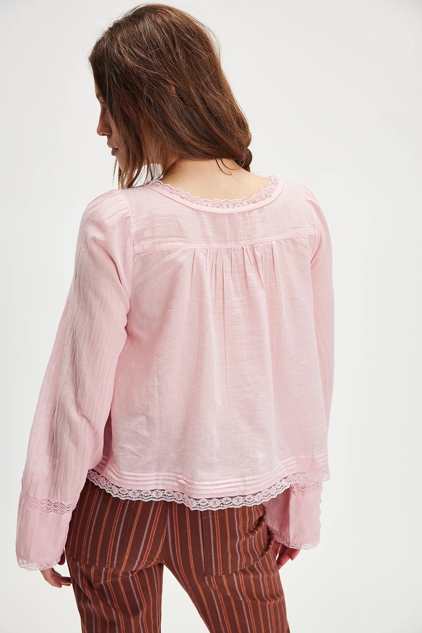 F&R Long-Sleeve Pink and Lime Top