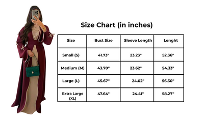 F&R Butterfly Bow Kimono Abaya